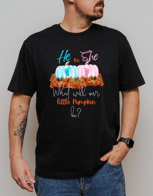 Pumpkin Baby Gender Reveal